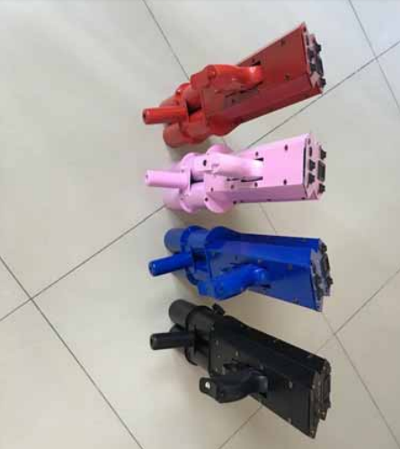 3 Shots Hand Hold Electric Shooter Rechargeable Three Head Barrels Popper Machine Spring Battery Powered Confetti Party Gun