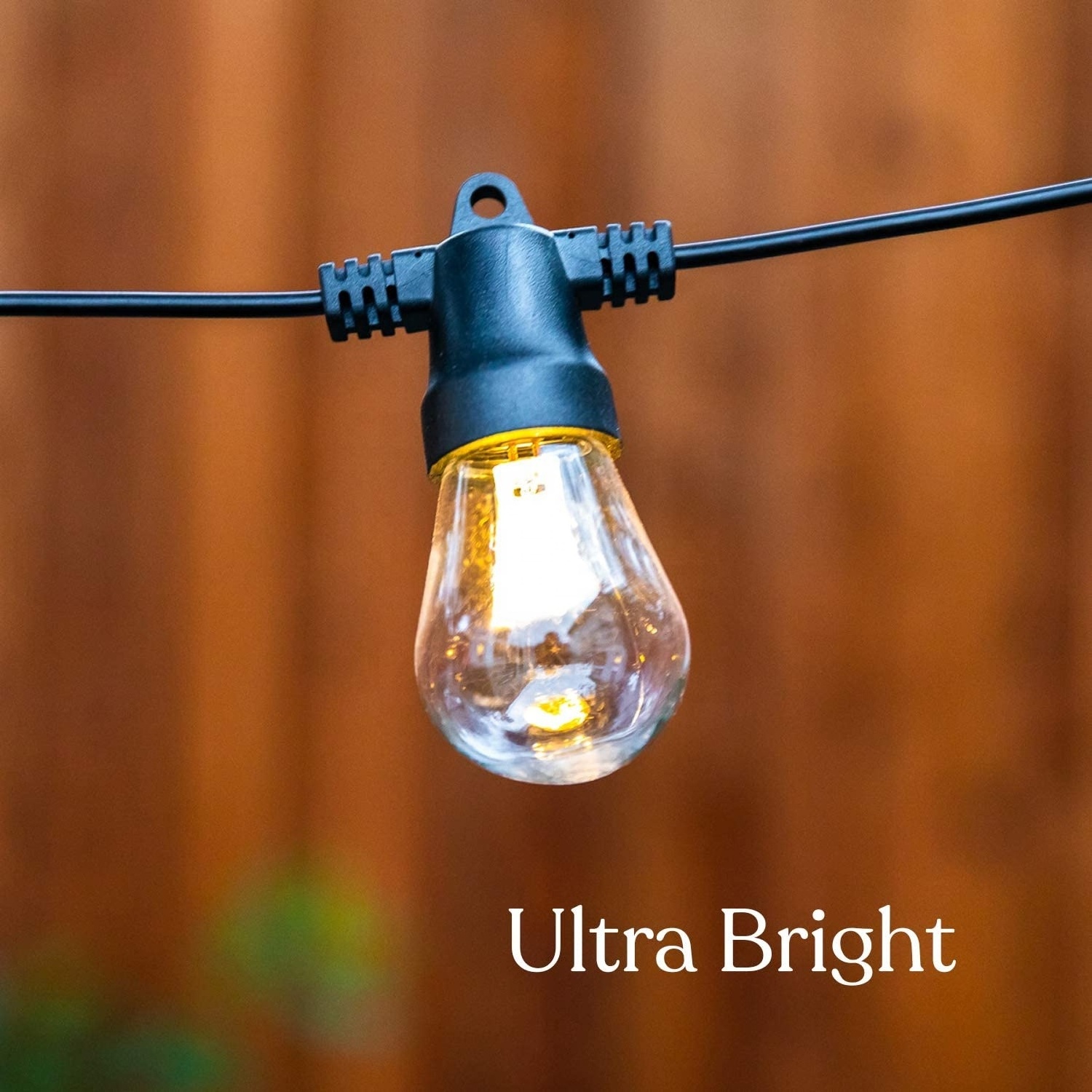 1w Retro Edison Globe Bulbs 27 Ft Bistro Create Cafe Ambience In Your Yard Pergola Waterproof Solar Led Outdoor String Lights