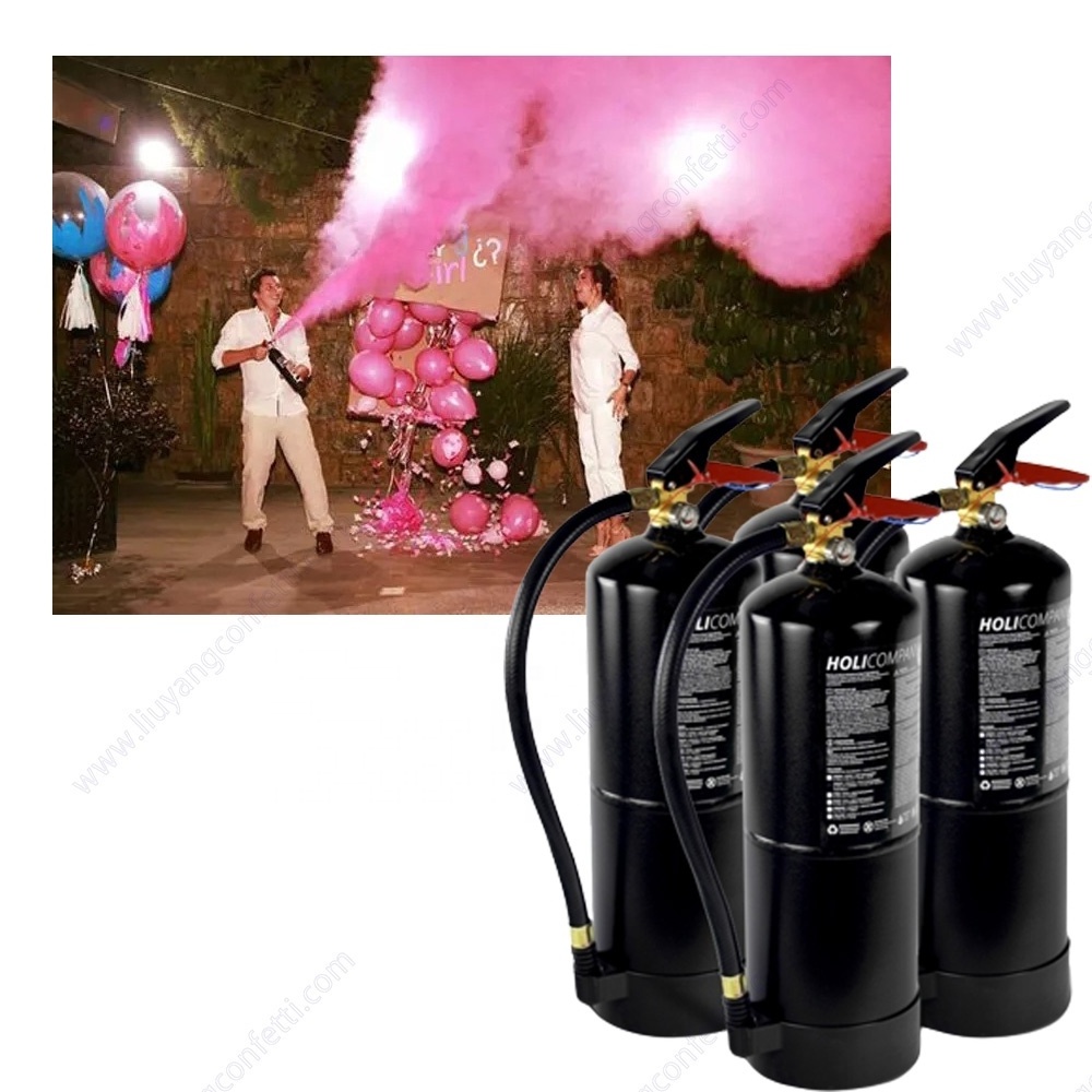 Big Super Holi Gender Reveal Girl or Boy Baby Shower Biodegradable 600g Party Supplies Holy Machine Powder Smoke Blaster Spray