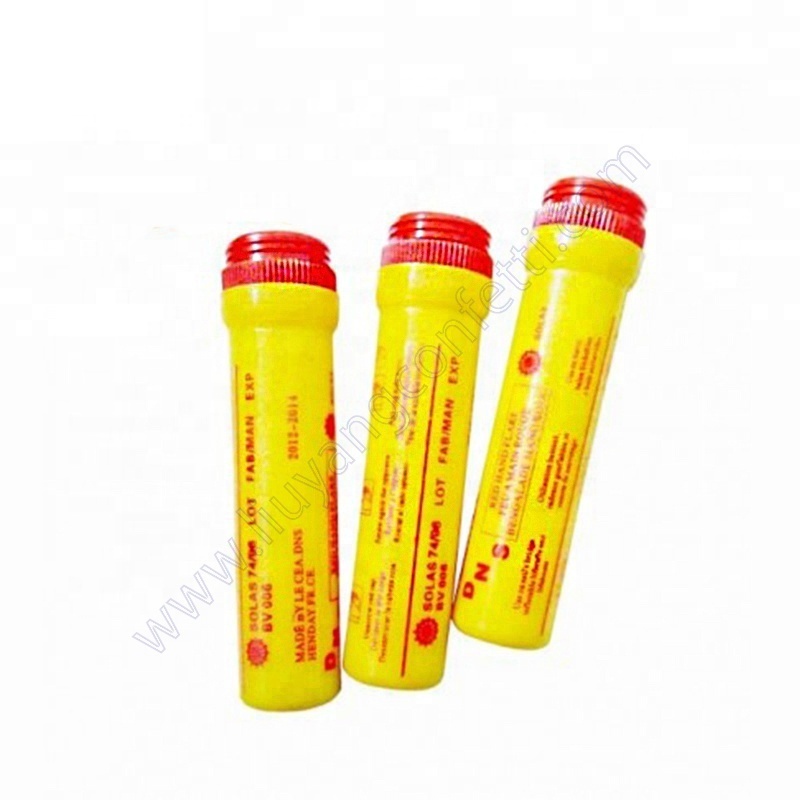 Hot football stadium sale emergency SOS red light flame pyrotechnic 60s torch color smoke fireworks marine red hand signal flare