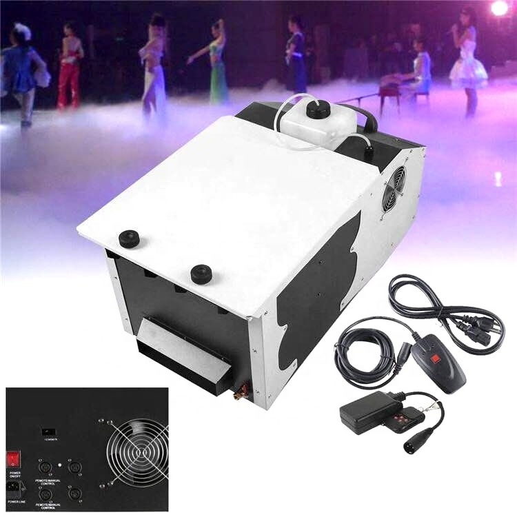 1500w Dmx Low Smoke Lying Laying Dry Ice Effect Ground Fog Machine For Stage Concept Dj Night Club Wedding Decoration Party