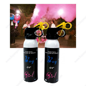 Decoration Boy Or Girl Baby Cannon Powder Confetti Smoke Color Cornstarch Spray Gender Reveal Fire Extiguitor Party Supplies