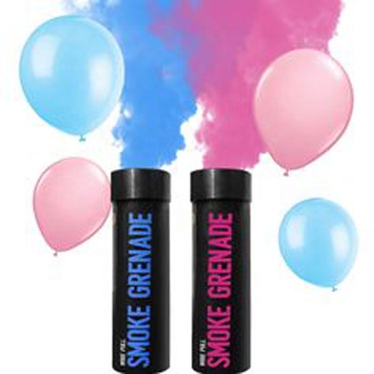 Photography Daytime Wedding Photograph Handheld Effect color smoke for baby shower gender reveal party