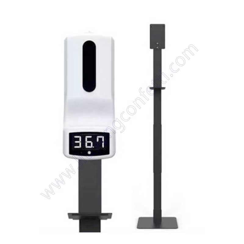 Touch Free Wall Mounted Stand Alcohol Sensor Digital Forehead Non Contact Thermometer Automatic Hand Sanitiser Dispenser