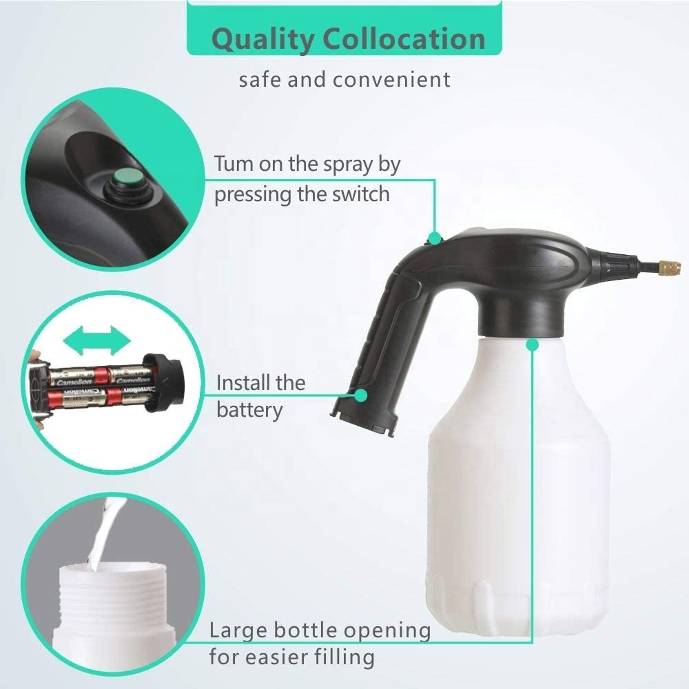 Bottle Hand Machine Garden Electric Wireless Sprayer Handheld Portable Water Mister Sanitiser Spray for Yard Lawn Plant Weeds