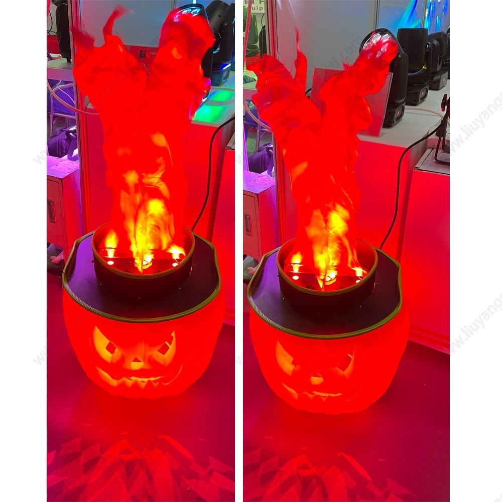 Scary Pumpkin Ghost Family Glow Party Courtyard Garden Halloween Inflatable Pumpkin Decoration Inflatable Outdoor Decoration