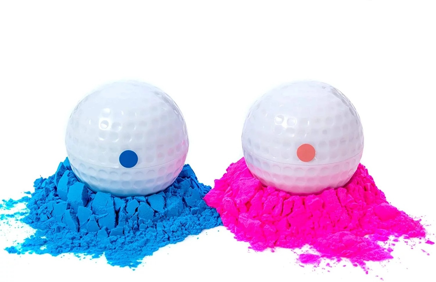 Gender Reveal Football Ball Blue Pink Holi Powder Baby Shower Party Decoration Supplies Kit 100% Biodegradable Exploding Soccer