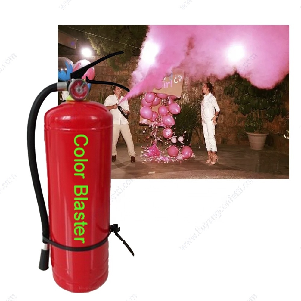 Big Super Holi Gender Reveal Girl or Boy Baby Shower Biodegradable 600g Party Supplies Holy Machine Powder Smoke Blaster Spray