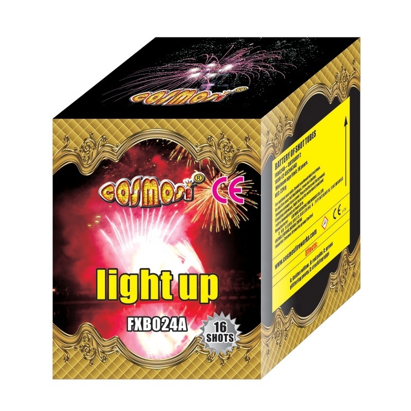 Fuegos Artificiales 16 Shots Ce Cake Fireworks Exporter for Celebration Festivals 16 Shots Cake Fireworks Chinese Cake Fireworks