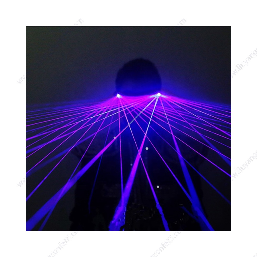 Beam Party Stage Dj Dancer Luminous Costume Show Laserman Light Dancing Club Performance Red Green Purple Laser Led Glasses