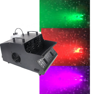 1500w Wedding Quality Automatic Dmx 512 Led Smoke Wireless Remote Control Party Stage Concert Fog Bubble Machine