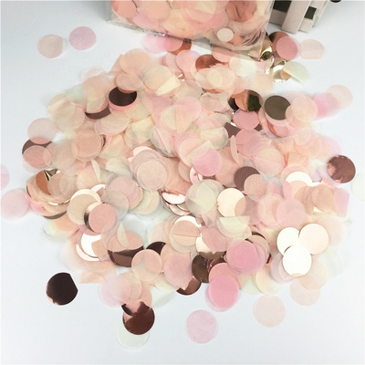 Blush Tissue Paper Champagne Rose Gold Confetti For Wedding Marriage Table Birthday Party Decoration