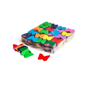 Biodegradable color party supplies butterflies butterfly flameproof colorfast Tissue Paper Confetti for wedding stage concert