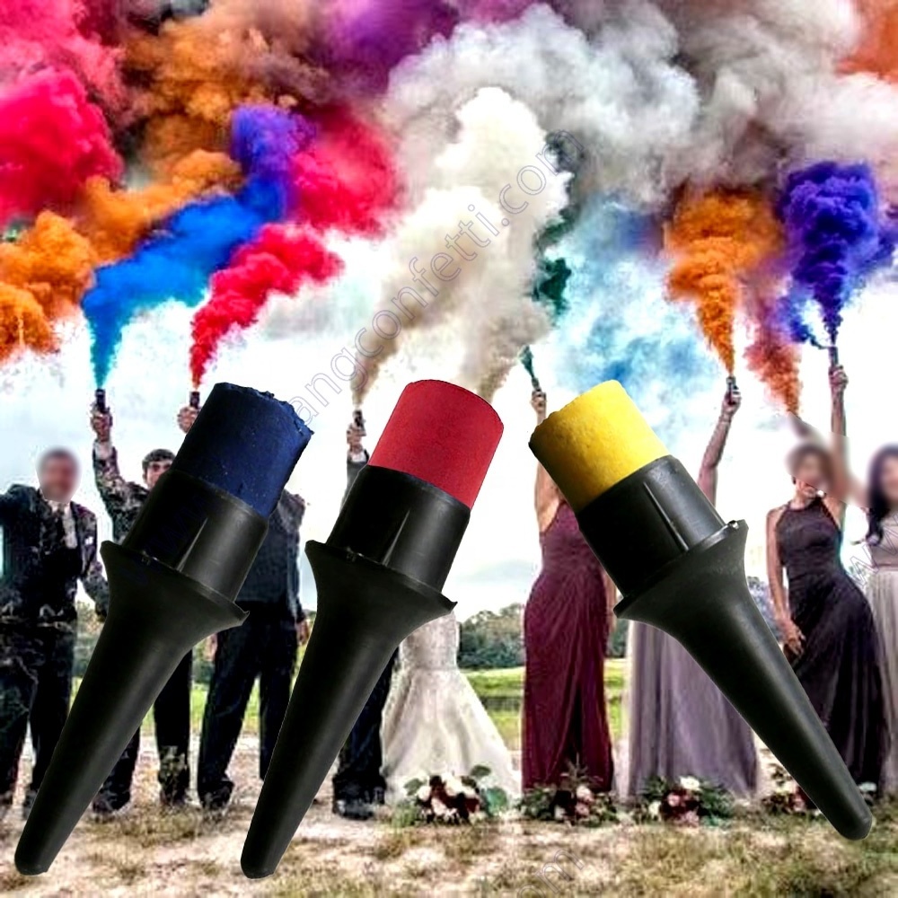 Wedding Photo Red Gift Firework Colorful Fog Effect Show Photography Aid Diy Toy Stick Spray Sos Signal Tube Daytime Color Smoke