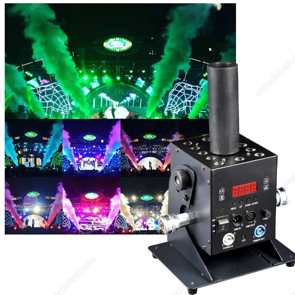 Co2 Column Stage Effects Machines LED CO2 Column Digital Disco Co2 Jet Fog Machine