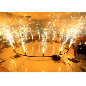 Cold spark machine Party Sparkler Remote Control Big Circle 360 Degree Rotate Firework Firing System Wedding DJ Event