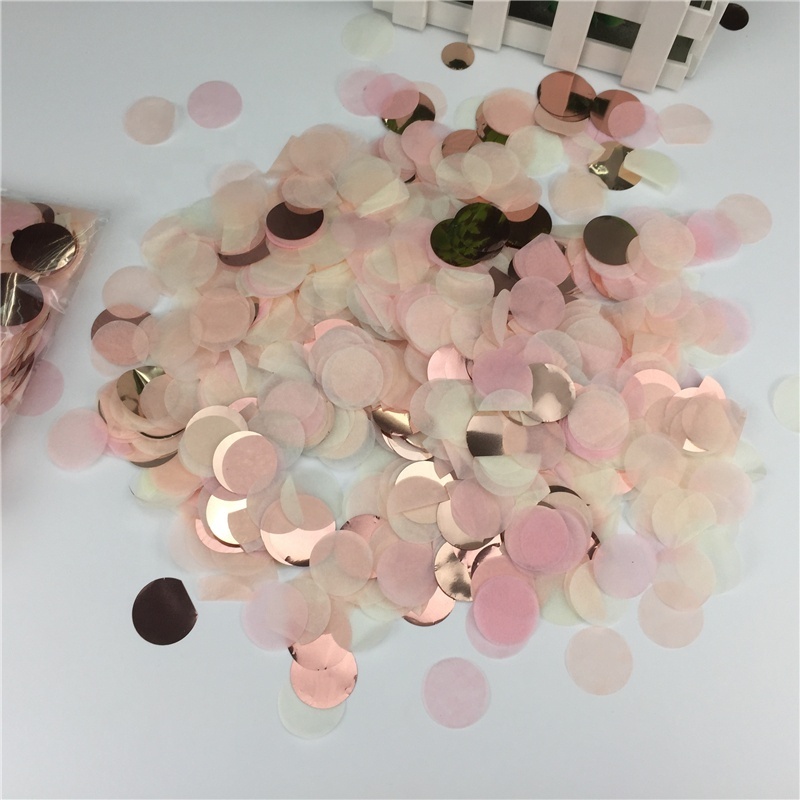 Blush Tissue Paper Champagne Rose Gold Confetti For Wedding Marriage Table Birthday Party Decoration