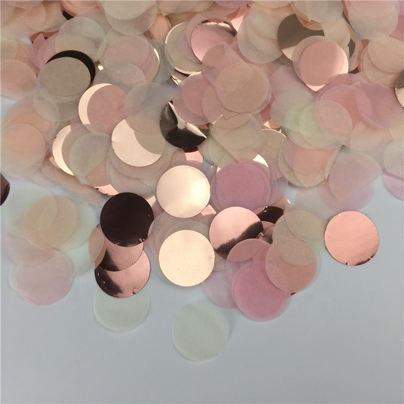 Blush Tissue Paper Champagne Rose Gold Confetti For Wedding Marriage Table Birthday Party Decoration