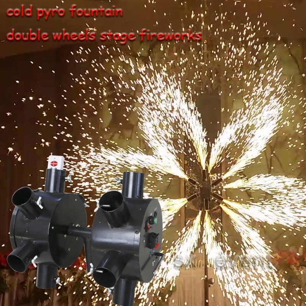 Pyrotechnic Firework Cold Pyro Sparkler Fountain Machine Magic Electric Windmill Firing System For Wedding Stage Party Concept