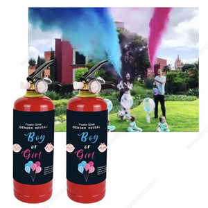 Big Super Holi Gender Reveal Girl or Boy Baby Shower Biodegradable 600g Party Supplies Holy Machine Powder Smoke Blaster Spray