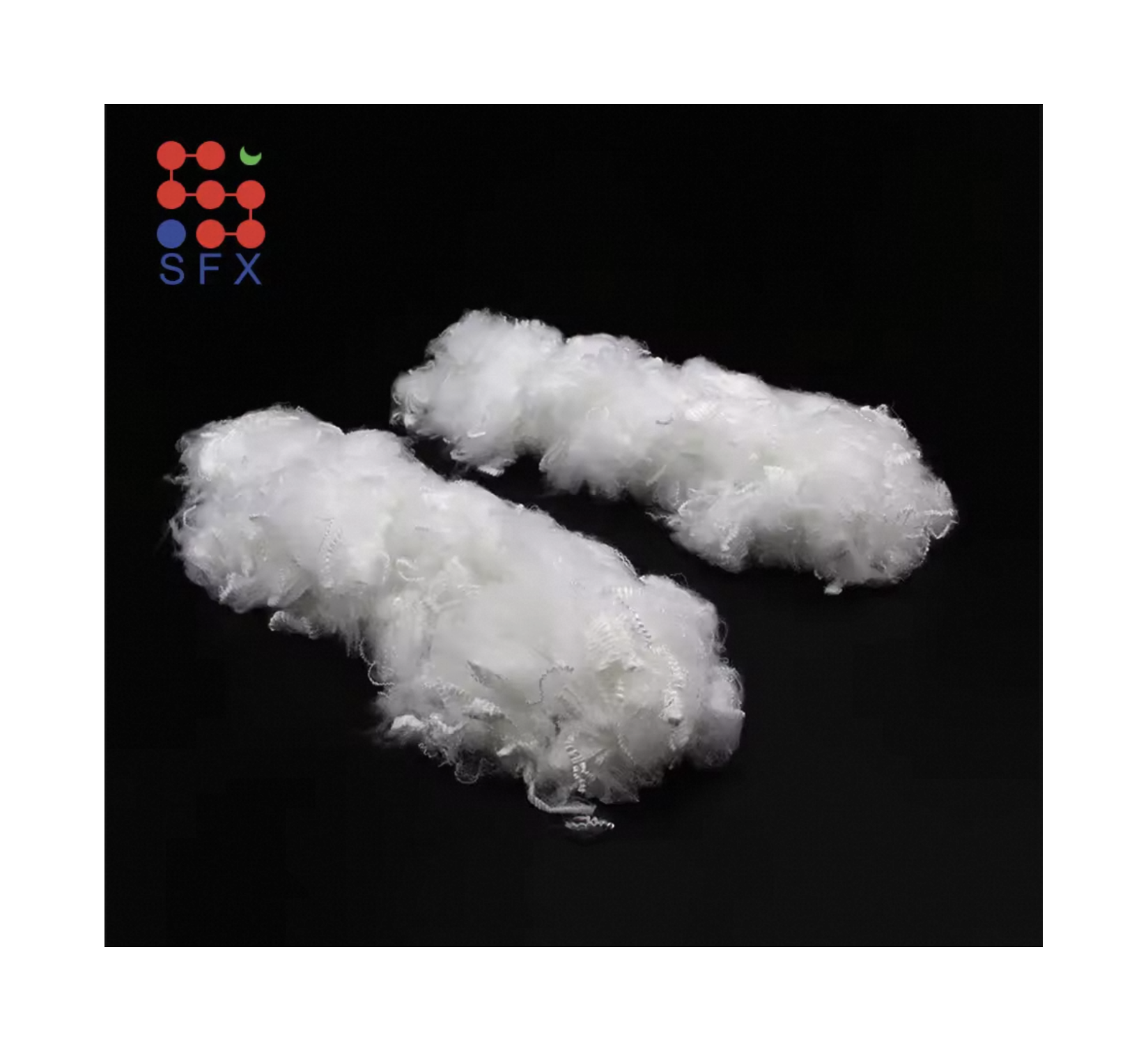 Durable And Sturdy 15D 64Mm Textile Raw Material Custom Morden Drum White Terylene Cotton SFX Polyester Staple Fiber