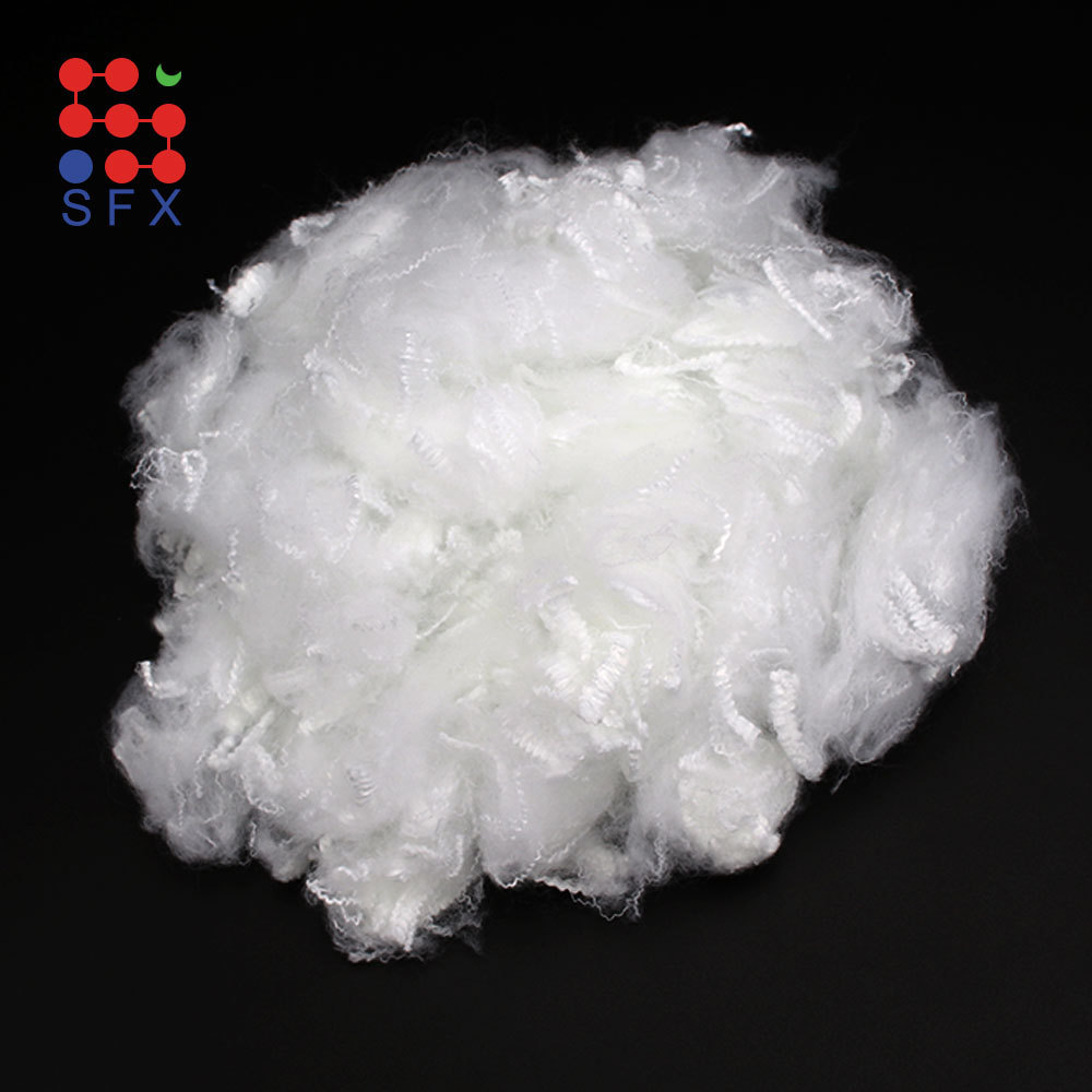 Wear Resistance Optical Bright Fabric Terylene SFX Polyester Staple Fiber