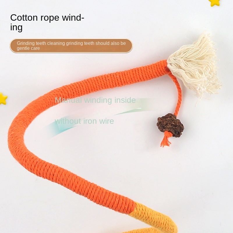 Shengfeng Manufacturers cat bite rope toys relieve boredom grinding teeth teasing cat stick supplies cat toy