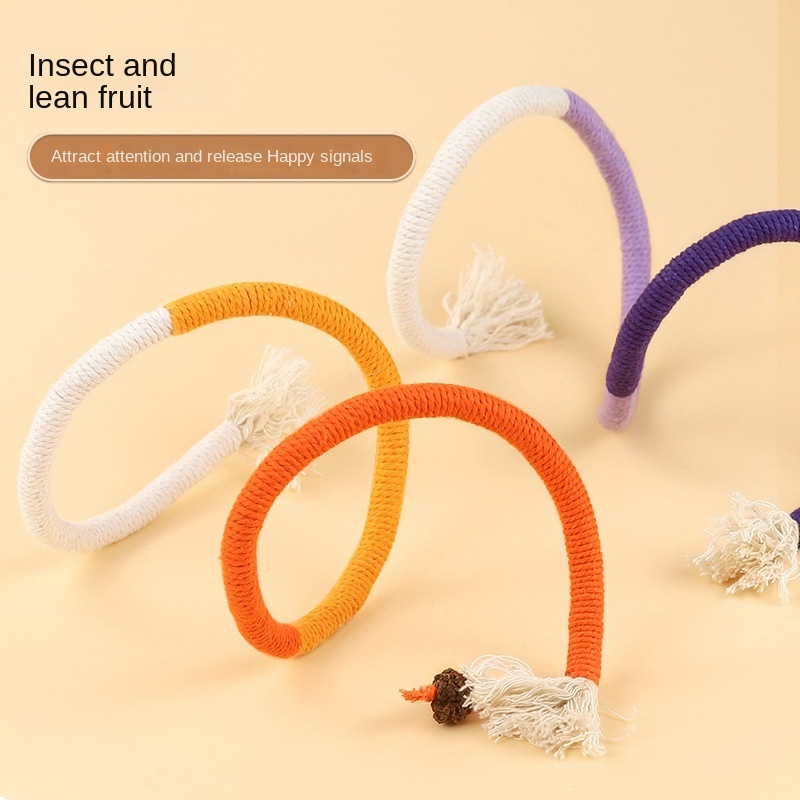 Shengfeng Manufacturers cat bite rope toys relieve boredom grinding teeth teasing cat stick supplies cat toy