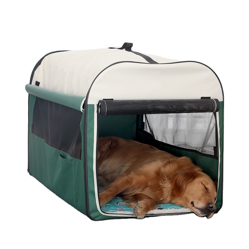 Four Seasons Universal Pet Kennel Winter Warm Foldable Large Dog Puppy Kennel Cage Indoor Outdoor House Tent with Mesh