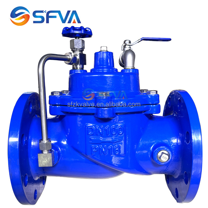 ductile iron ductile iron PN16 water system remote control valve