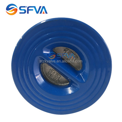 SFVA BRAND PN16 cast iron dual plate disc type spring flap wafer check valve