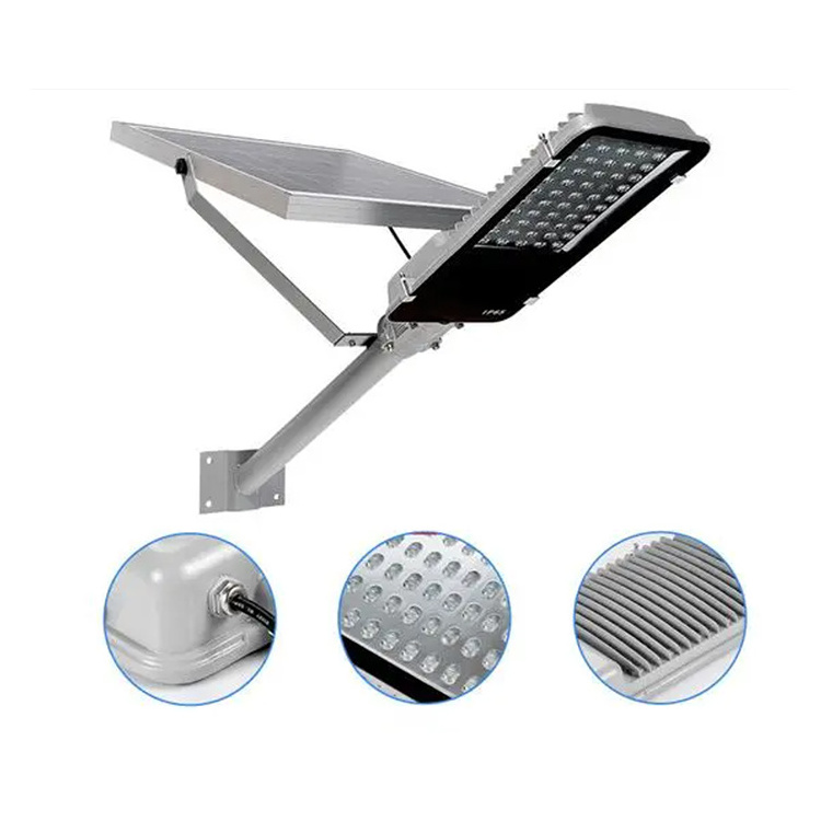 Cost-effective Outdoor Efficient Street Lamp All In Two Solar Led Light 80W 100W 120W