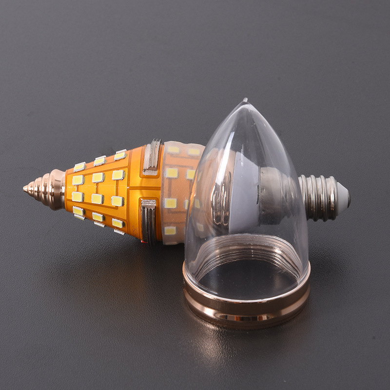 High Lumen Energy Saving Screw Candle Small Dimmable E12 9w LED Bulb