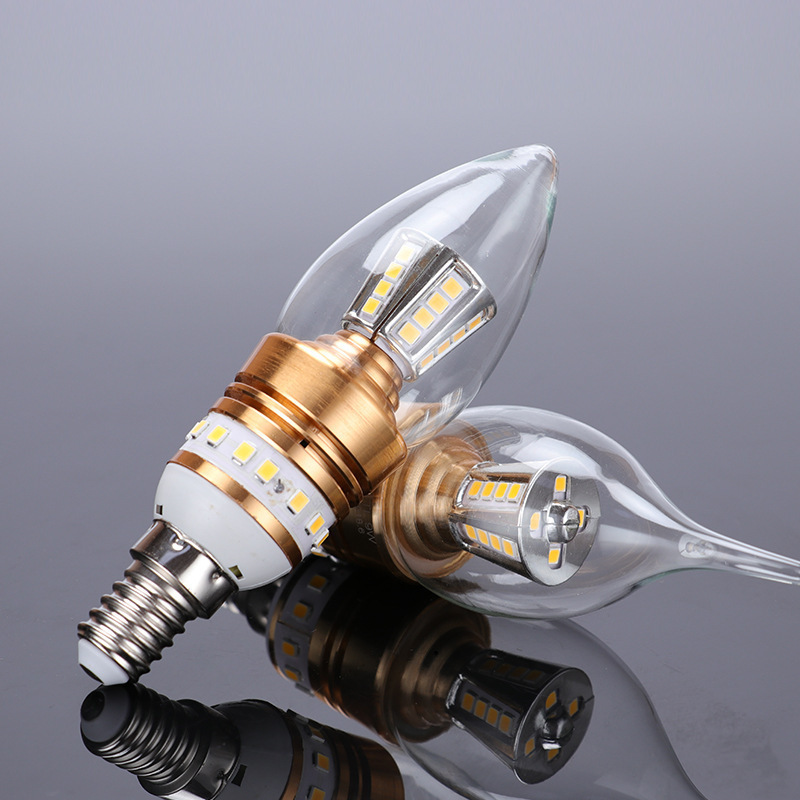 High Lumen Energy Saving Screw Candle Small Dimmable E12 9w LED Bulb