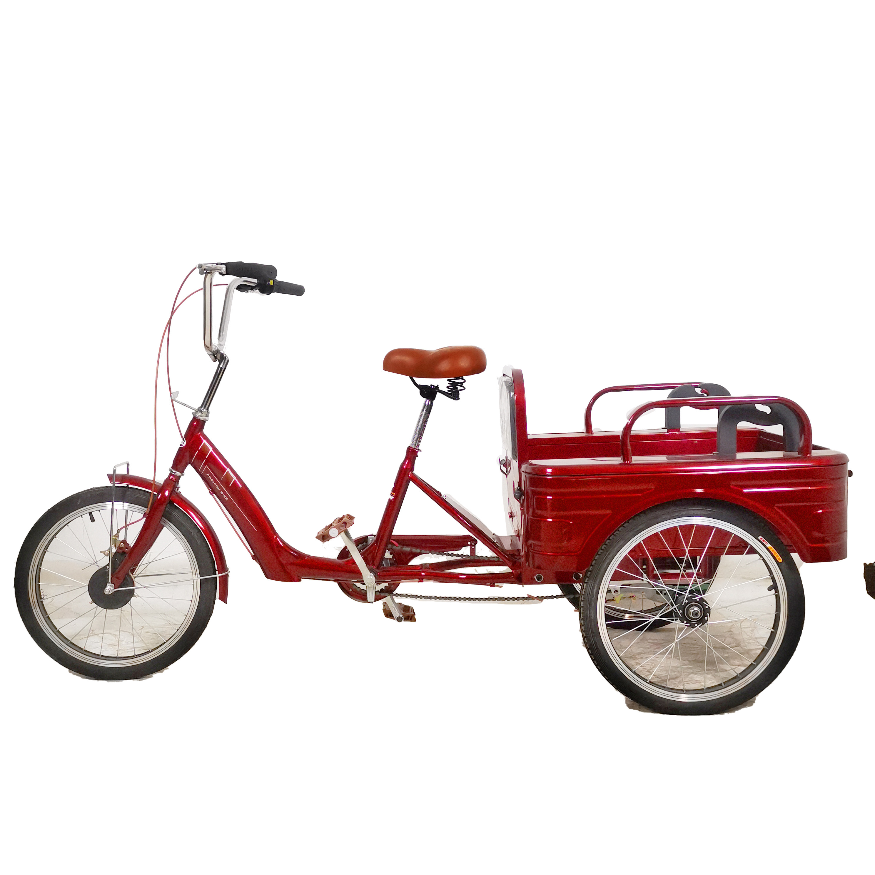 OEM Custom Adult Tricycle Bicycle Three Wheels 20 Inch Bike adult tricycle/three wheel bicycle/passenger  tircycleLM-022