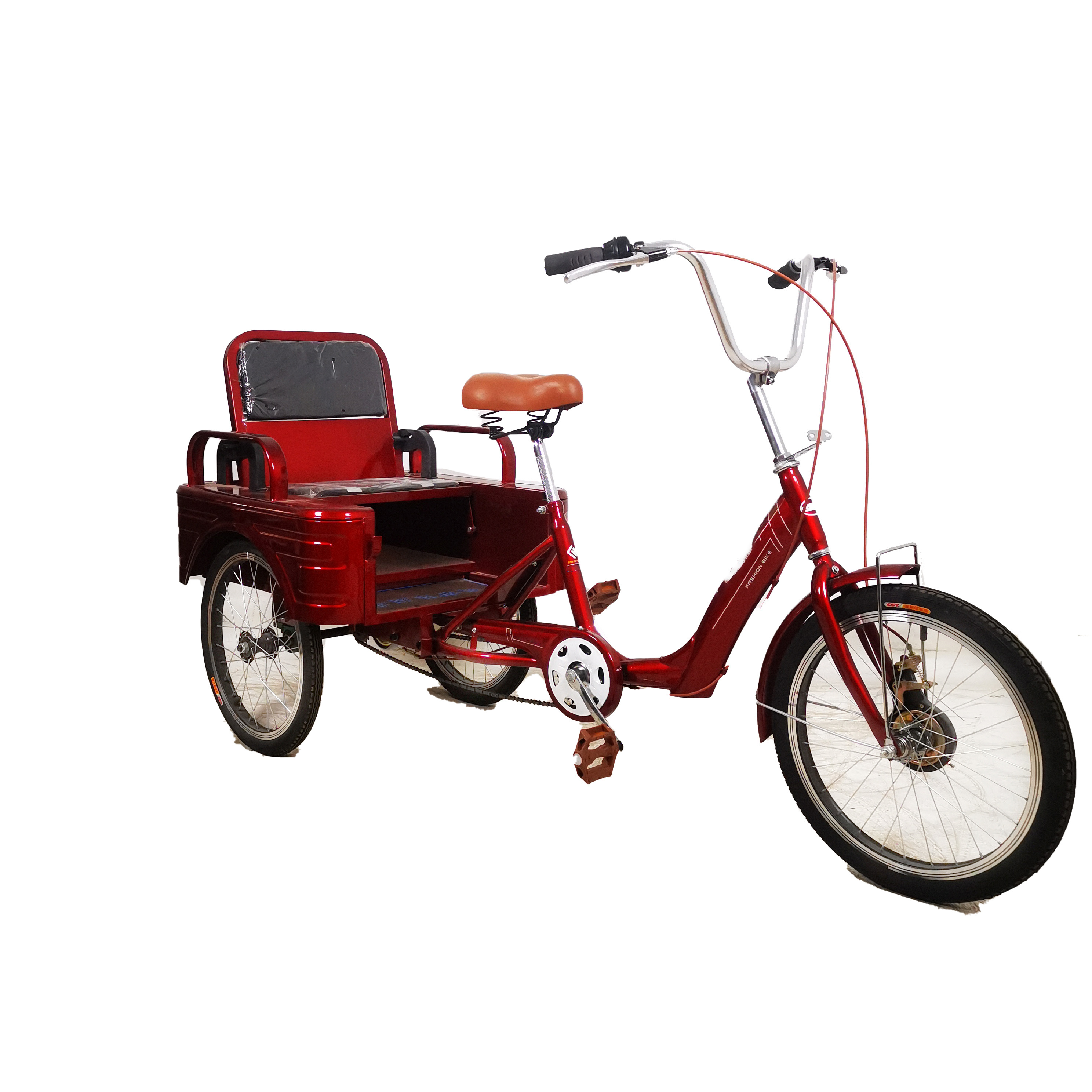 OEM Custom Adult Tricycle Bicycle Three Wheels 20 Inch Bike adult tricycle/three wheel bicycle/passenger  tircycleLM-022