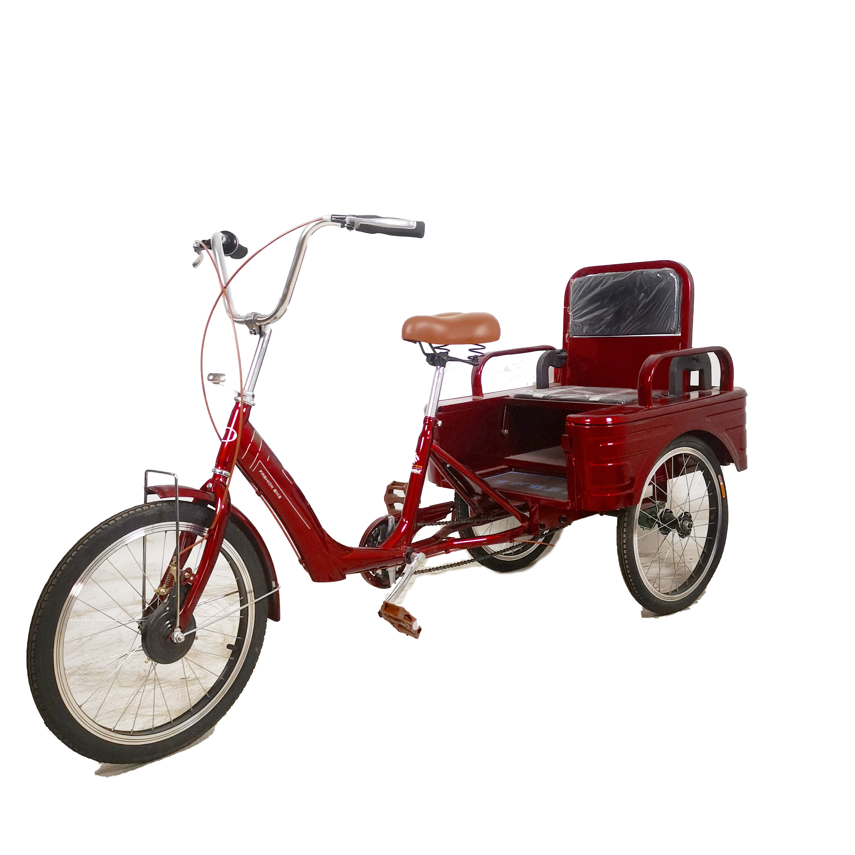 OEM Custom Adult Tricycle Bicycle Three Wheels 20 Inch Bike adult tricycle/three wheel bicycle/passenger  tircycleLM-022