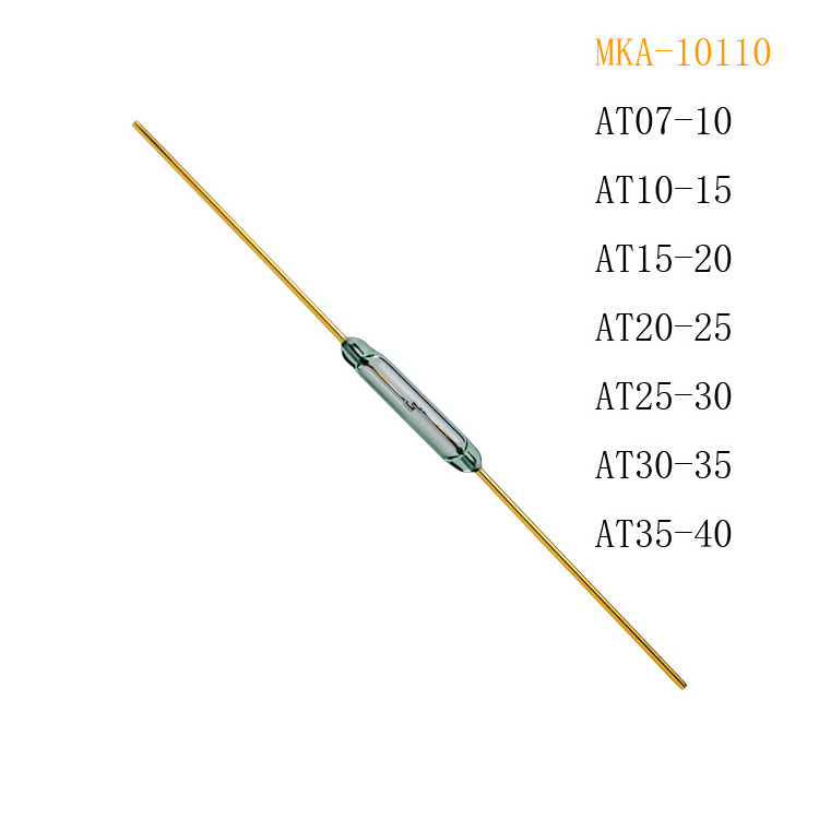 28mm RMCIP MKC27103 AT70-80 Three Leads changeover reed switches With Glass Envelope