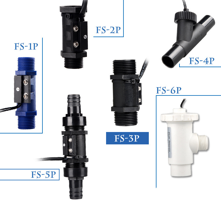 plastic and magnetic vertically mounted small/low water flow switch for water heater/chiller flow switch