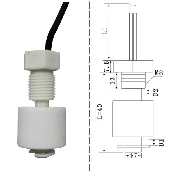 vertical water level controller float switch / float ball level switch