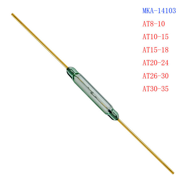 14.2mm RMCIP MKA14103 AT20-24 Normally Open Reed Switches With Glass Envelope