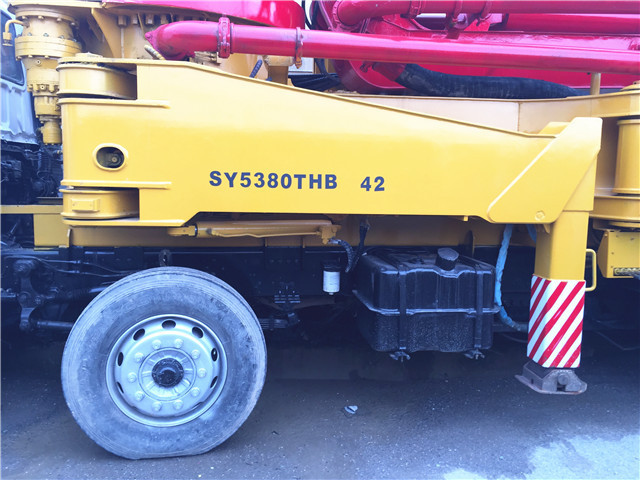 Used sany concrete pump truck.sany 42m Concrete pump truck for sale.