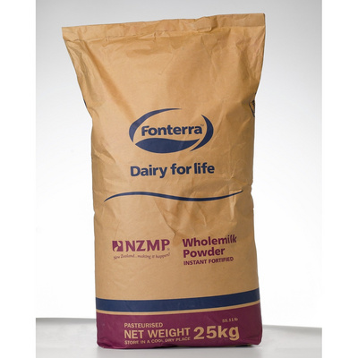 Hot Selling New Zealand 24 Months Shelf Life Sterilized Dried Whole Milk Powder 25 kg