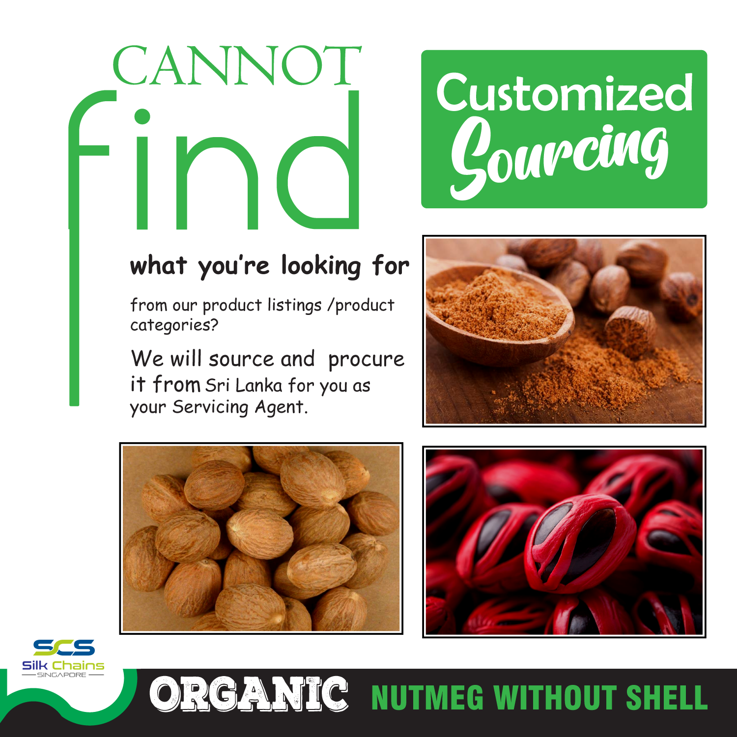 Organic Nutmeg  - Without Shell