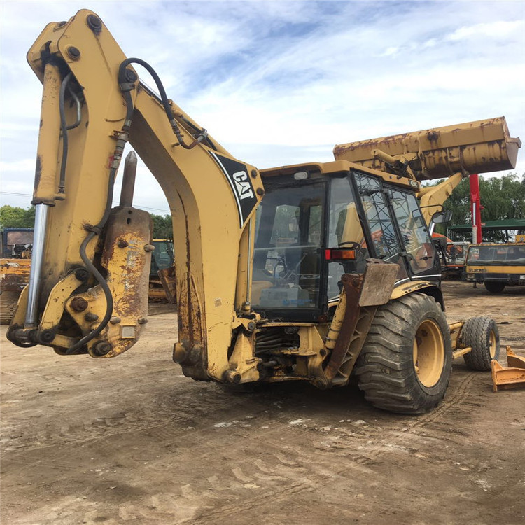 Well-maintained Quality reliable CAT426 used wheel loader towable backhoe in Stock