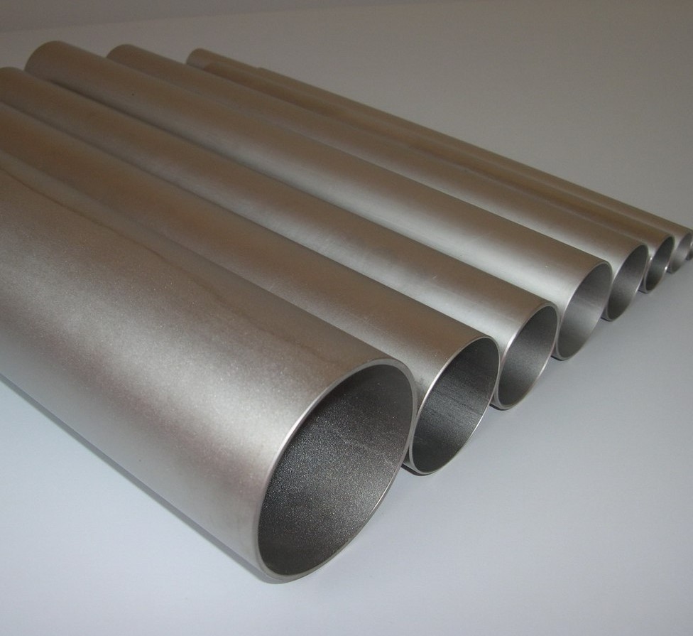 Big Diameter ASTM B338 Cp Grade 2 Titanium Pipes/Tubes Welded pipe Price Per Pound For Marine industry