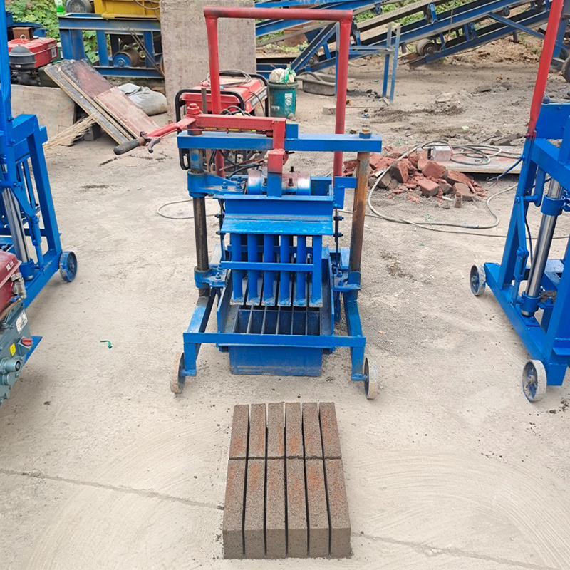 Cheap Price manufacturer Manual Hollow Maker soil clay interlocking Concrete Cement Brick Block Making Machine Price For Sale