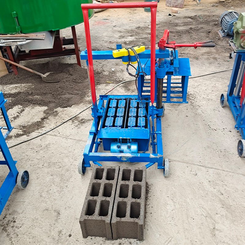 Cheap Price manufacturer Manual Hollow Maker soil clay interlocking Concrete Cement Brick Block Making Machine Price For Sale