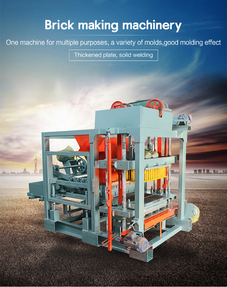 Automatic cement interlock red brick making machine hot selling 4-25 brick machine fired clay mud brick making machines