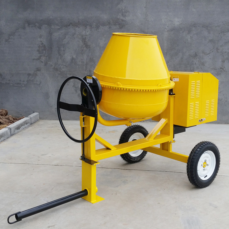 Drum Capacity 350L 4 meter cubic per hour 6HP diesel engine 178F automatic self-loading cement concrete mixer machine